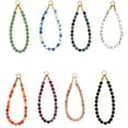 thumbnail image 7 of Elegant 8mm Natural Stone Bead Phone Charm Keychain Handcrafted Jewelry 21cm Length, 7 of 7