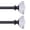 Black (2Pack), variant on Curtain Rod Adjustable Window Drapery Rods with clear acrylic plexiglass square finials, 3piece brackets, hardware kits. Gold 28-48 inches.