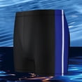 thumbnail image 4 of Viluyesy Men Board Shorts Swim Trunk 5 Inseam Drawstring Summer Beach Shorts, Blue Free Size, 4 of 6