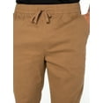 thumbnail image 4 of No Boundaries Men's and Big Men's Twill Pull On Jogger Pants, 4 of 4