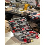 135 Piece Household Tool Set with Pivoting Dual-Angle 3.6 Volt Lithium-Ion Cordless Screwdriver - DT0773