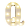 thumbnail image 1 of Amdohai Alphabet LEDs Light Standing Letters Sign with Bulbs Night Lamp Warm White Constant Bright Light Effect 2 * AA Cell Operated IP54 Water Resistance for Birthday Christmas Wedding Home Party Bar, 1 of 8