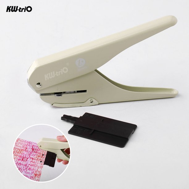 Kw Trio Handheld Diy Single Hole Punch With Ruler For Office Home School Students Walmart Com Walmart Com