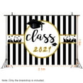 thumbnail image 2 of Labymos 2.1x1.5m / 7x5ft Vinyl Class Graduation Prom Photography Backdrop Background Black and Gold Bachelor Balloon for Picture Photo Photobooth Decoration, 2 of 6
