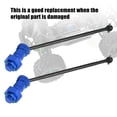 thumbnail image 4 of Greensen 1pair Front Rear Drive Shaft CVD Dogbone Upgrade Part for TRAXXAS XMAXX 1/5 Car, Rear Drive Shaft, RC Rear Drive Shaft CVD, 4 of 5