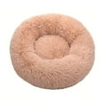 thumbnail image 2 of tasrioml Calming Dog Bed Anti-Anxiety Donut Round Pet Bed Fluffy Faux Fur Cozy Cuddler Plush Puppy Cushion Bed for Small Medium Dogs Cats, 2 of 8