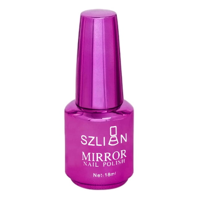 Esmalte de Uñas Efecto Espejo, 18 Ml | Bola de Acero En El Interior | 3 Años de Garantía | 1 Unidad
