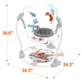 thumbnail image 5 of KFFKFF Infant Entertainer, 360-Degree Rotating Play Station with Height Adjustment, Equipped with Interactive Toys, Melodies, and Lights, Compact Baby Jumper for 6+ Months, 5 of 9