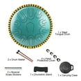 thumbnail image 1 of Percussion Instrument,Inch 21 Notes Handpan Drum 15 Inch 21 Drum 15 Inch C Key Percussion Meditation Majors Friends 21 Notes C With Drum Meditation Percussion With Drum Majors Friends Handpan Cousopo, 1 of 6