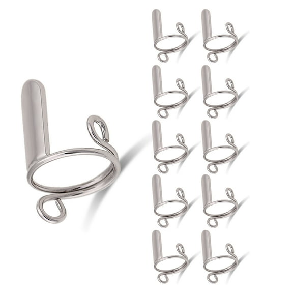 Nails Rings (None Glues),Adjustable Fingernail Rings for Acrylic Nails & Metal Nails Rings for Nails Decors