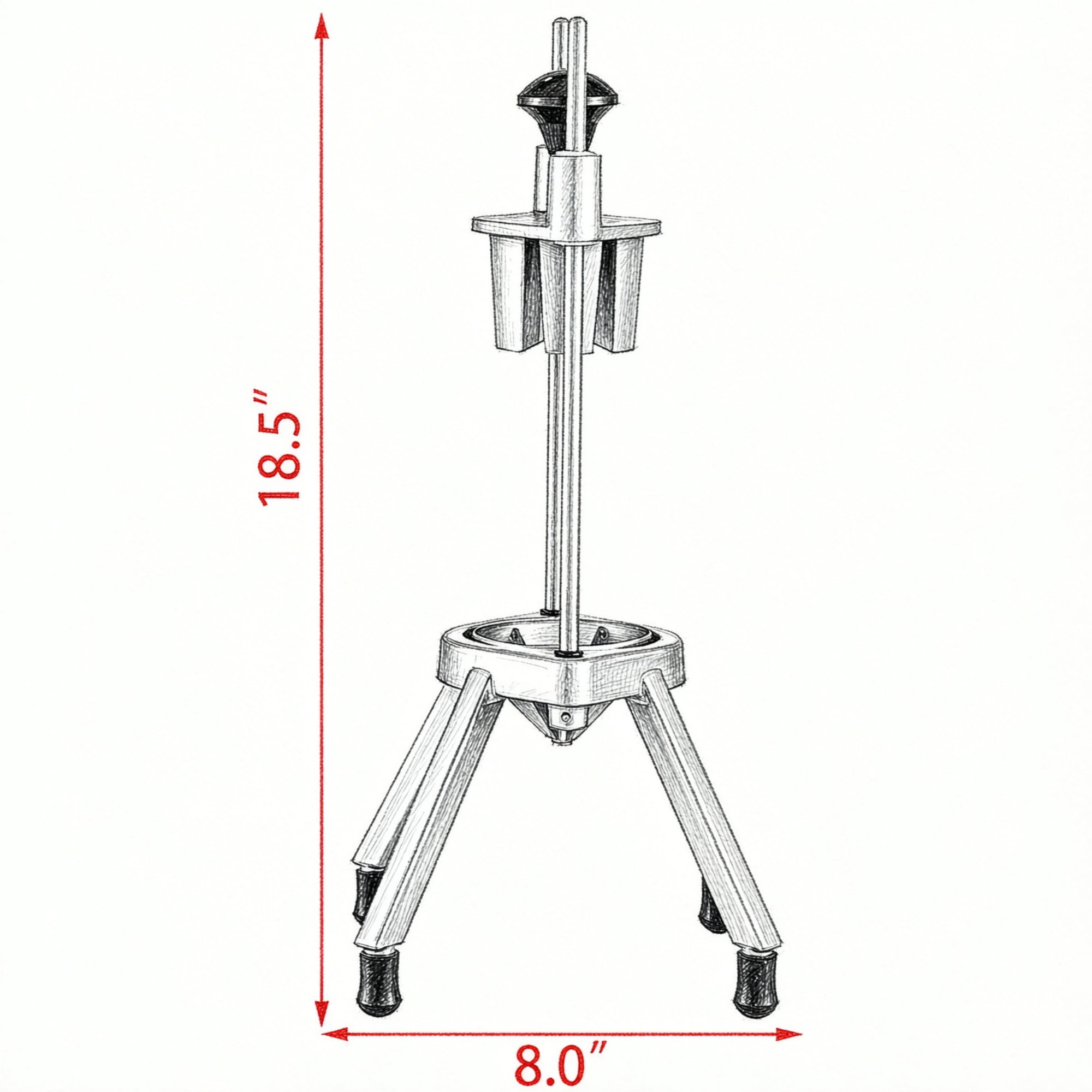 8-Section Commercial Easy Wedger, Stainless Steel Lemon & Lime Cutter with 8 Wedges for Bar & Restaurant