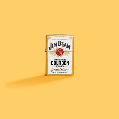 Zippo Lighter - Customized Engraved Message on Windproof Jim Beam 46305