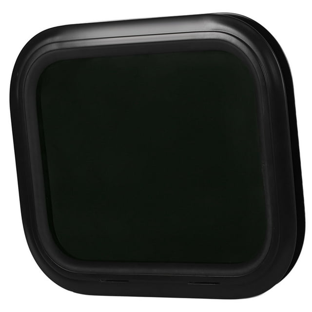 Fenêtre de RV, Fenêtre d'Entrée en Verre Trempé d'Angle Rond avec Anneaux Fixes, Fenêtre de Remorque pour Yacht, 450 X 300mm