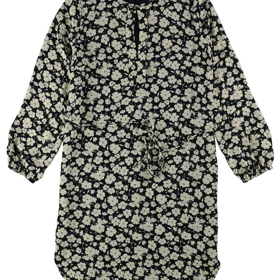 Ralph Lauren Womens Georgette A-line Dress, Off-White, Petite, 4P