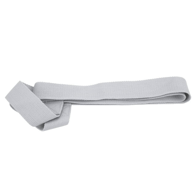 Correa de yoga portátil ajustable Bling Bling suave luz fácilmente fijada cinturón elástico multifuncional gris