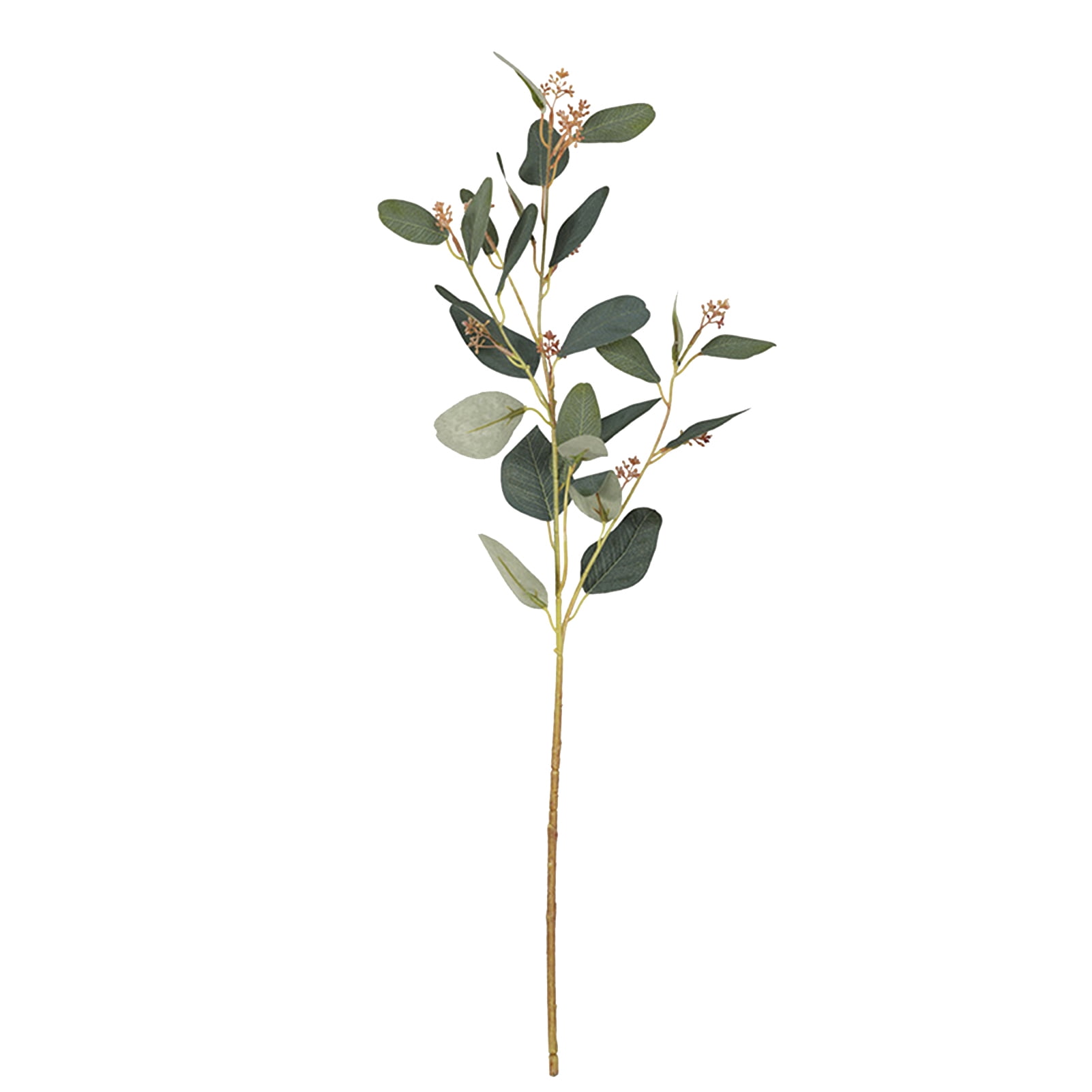 Fake Eucalyptus Leaves Stems Bulk Artificial Silver Dollar Eucalyptus