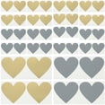 thumbnail image 1 of KAKOWELY 40 pegatinas para rascar con forma de corazón de San Valentín, despegables y adhesivas, para hacer tú mismo., 1 of 5