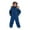 Blue, variant on KAUOD Kids One Piece Snowsuits Waterproof Faux-F𝐮r Hood Snowboard Ski Jumpsuits Boys Girls Outdoor Insulated Snow Suits