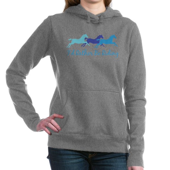 CafePress - I'd Rather Be Riding Sweatshirt - Pullover Hoodie, Classic & Comfortable Hooded Sweatshirt