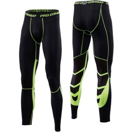 Men Gym Fitness Compression Base Layer Long Pants Tight Workout Sports (Best Base Layer Pants)