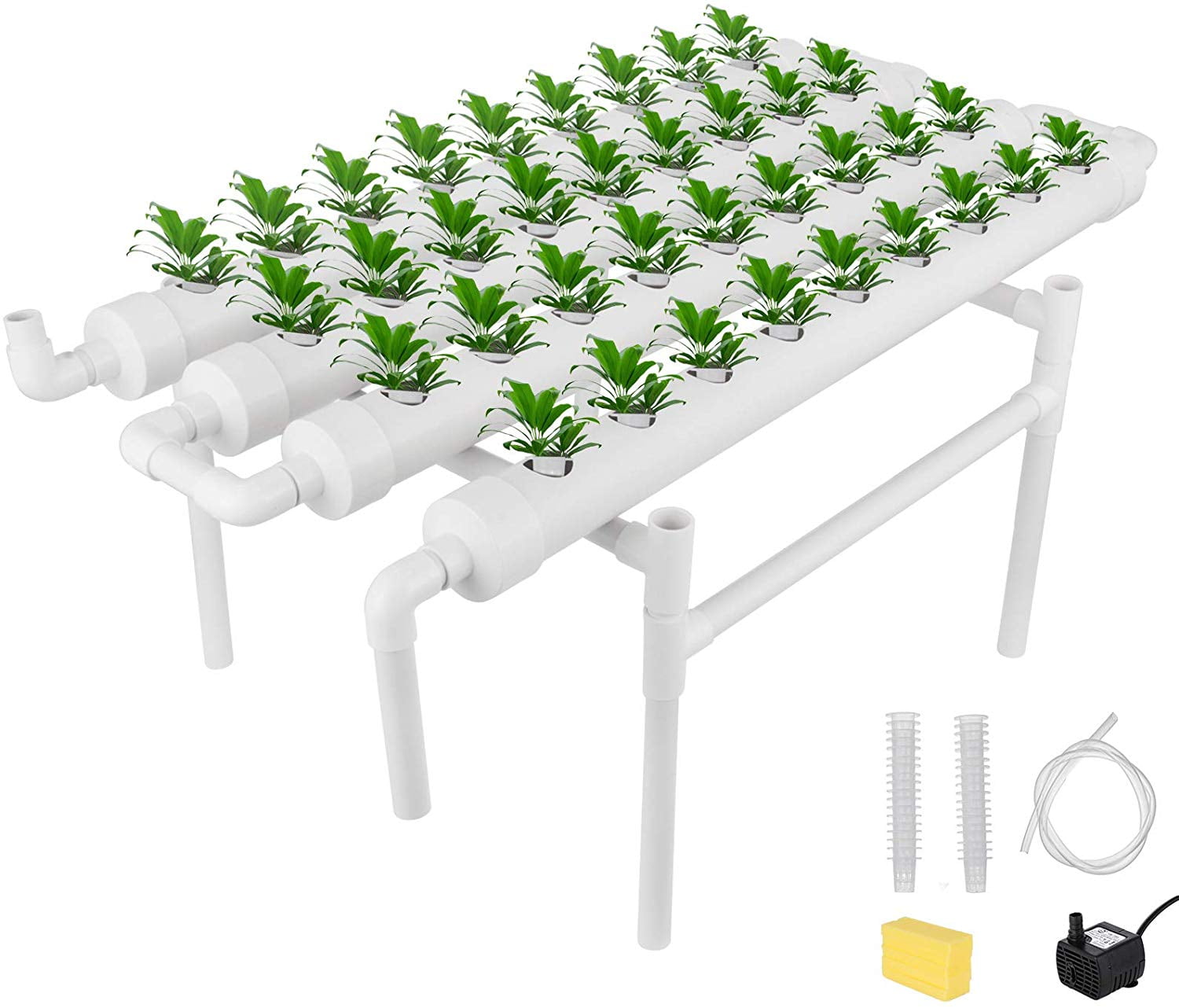 VEVOR 36 Sites 4 Pipes Hydroponic Grow Kit Garden System Vegetable Tool Grow Kit