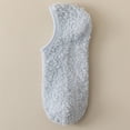 thumbnail image 2 of Dwellite Cozy Fuzzy Men Socks Slippers Fluffy Non Slip Grippy Socks Thick House Socks for Winter Gifts for Men Husband Father 2026 Light Gray, 2 of 3