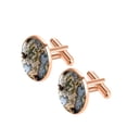 thumbnail image 2 of Map Section Elegant Stainless Steel Cufflink Set for Men, Suitable for Formal Attire, Ideal for Weddings and Business Meetings, 2 of 6