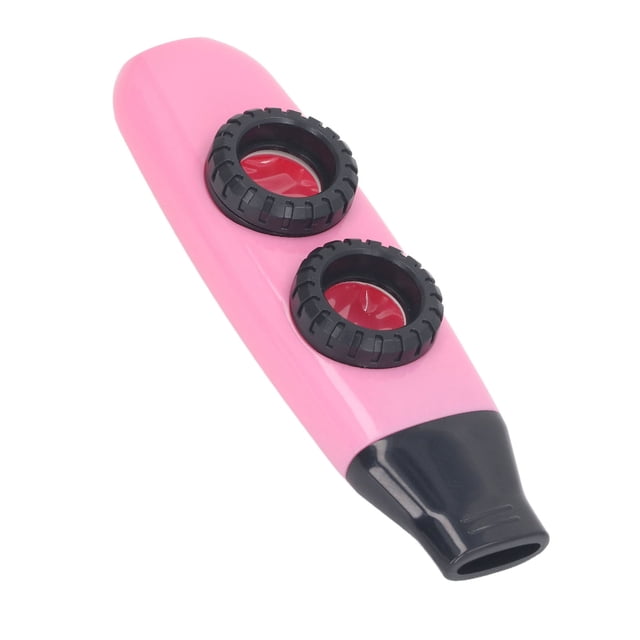 Kazoo Flute, Adjustable Dual Holes Kazoo with Diaphragm Clear Sound Musical Wind Instrument for Playing Performance