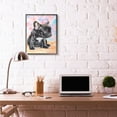 thumbnail image 2 of Stupell Industries French Bulldog Puppy Dog Pet Animal Watercolor Painting Framed Giclee Texturized Art by George Dyachenko, 2 of 8