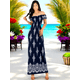 thumbnail image 4 of Vestido Maxi Casual Mujer Largo Cómodo Estilo Boho, 4 of 5
