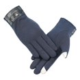 thumbnail image 3 of Guantes de invierno ligeros, cómodos guantes antideslizantes, guantes cálidos, guantes de trabajo para , montar en bicicleta, conducir, senderis Azul mayimx Guantes de invierno, 3 of 7