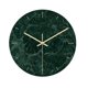 thumbnail image 2 of Green Round Glass Marble Printing Acrylic Wall Clock, 2 of 2