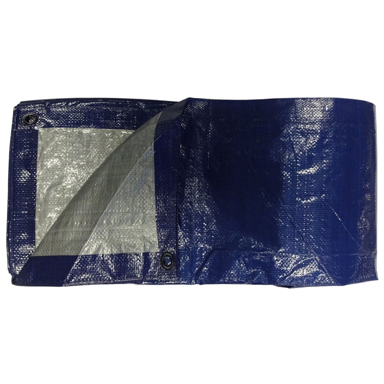 Ozark Trail Medium Duty Tarp, 9'x12', PE Material, Tear and