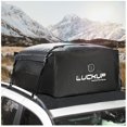 thumbnail image 1 of LUCKUP Roof Rack Car Cargo Carrier Bag, 18.5 Cubic Feet Rooftop Box, Waterproof & Reliable with Anti-Slip Mat, Heavy Duty Wide Straps and Buckles, Compatible for All Car Models (Black), 1 of 5