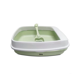 thumbnail image 2 of Arenero Grande para Gato + Pala Belug, Verde con Blanco, 2 of 5