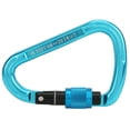 thumbnail image 1 of Carabiner Clip, 7075 Aviation Aluminum Carabiner High Load Bearing Capacity Highly Elastic Spring  For Professional Mountaineering Pear Shape Automatic Lock, 1 of 8