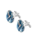 thumbnail image 2 of Seagull Ravishing Formal Attire Stainless Steel Cuff Link Set for Special Occasions, 2 of 6
