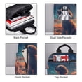 thumbnail image 4 of Naloa Starry Sky Cloud Puppy Print Lightweight DayBackpack Suitable for school, work, shopping, travel, etc., 4 of 5