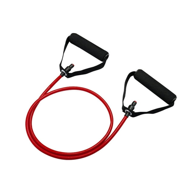 HLONK Resistance Bands Adjustable Resistance Bands with Ergonomic Handles Multi-Function Workout & Strength Training Tool 1.2m Red