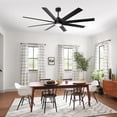 thumbnail image 3 of Parrot Uncle Modern 72" Windmill Black LED Smart Ceiling Fan, Alexa, and App Control, 3-CCT Ceiling Fan, 3 of 12