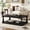 Black, variant on Vintage Coffee Table Featuring Artistic Vase Column Legs and Luxurious Pine Veneer,Suitable for Living Room, Study Roo