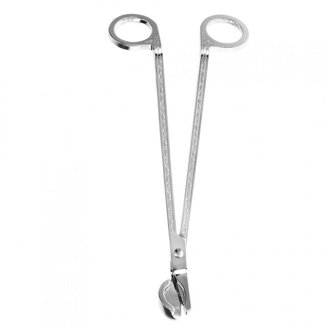 Oubit Candle Heart Clip,Semicircular Plating Stainless Steel Candle Trimmer Stainless Steel Candle Scissors Power Packed Performance
