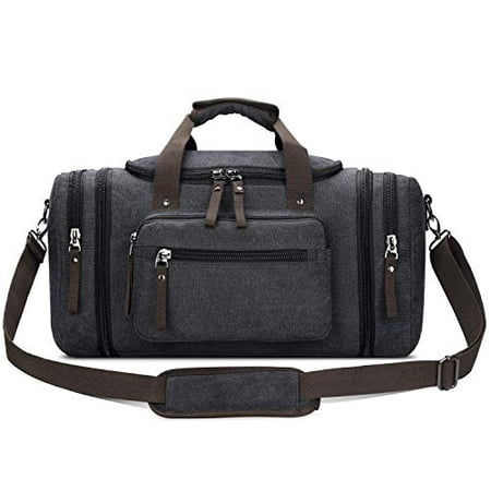 Toupons Canvas Duffel Bag Small Carry-on Bag Overnight Bag Weekender ...