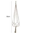 thumbnail image 5 of D-GROEE 2Pcs Handcrafted Plant Hangers, Indoor Hanging Planters Basket Decorative Flower Pots Holder Stand Boho Home Decor, 5 of 8