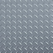 G-Floor RaceDay Peel and Stick Tile with PSA - 95 Mil Diamond Tread 12" x 12" Slate Grey 20-Pack
