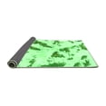 thumbnail image 2 of Ahgly Company Indoor Square Abstract Green Modern Area Rugs, 8' Square, 2 of 4
