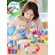 thumbnail image 5 of Montessori Wooden Beads Sequencing Toy Set, Stacking Blocks & Lacing Beads & Matching Shape Stacker, Montessori Toys for 2 3 4 5 Year Old STEM Prescho, 5 of 5
