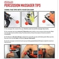 thumbnail image 3 of Percussion/Jigsaw Massage Bits Tips W/Universal T-Shank Deep Tissue (4 bit Set), 3 of 4