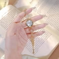 thumbnail image 4 of Luxury Ladies Hollow Four Leaf Grass Bracelet Chain Watches Waterproof Fashion Dress Quartz Watch, 4 of 6