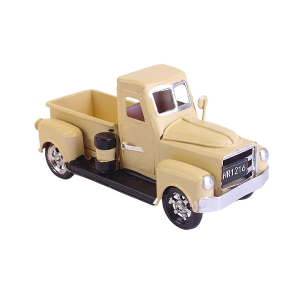 Camión de granja navideño, camioneta, modelo de automóvil, vehículo, accesorio fotográfico tradicional beige